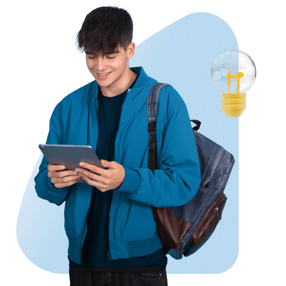 Travel Tourism Pathway image 21 (name 2 Young Man Looking at Tablet Light)